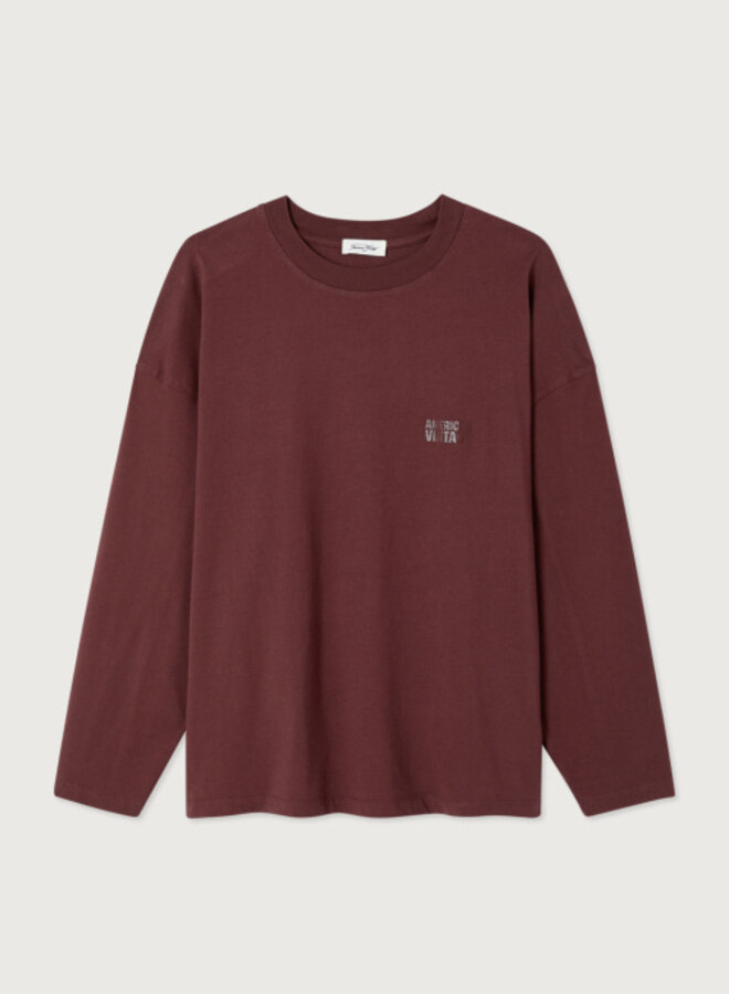 American V. W26 gix02C longsleeve pourpre