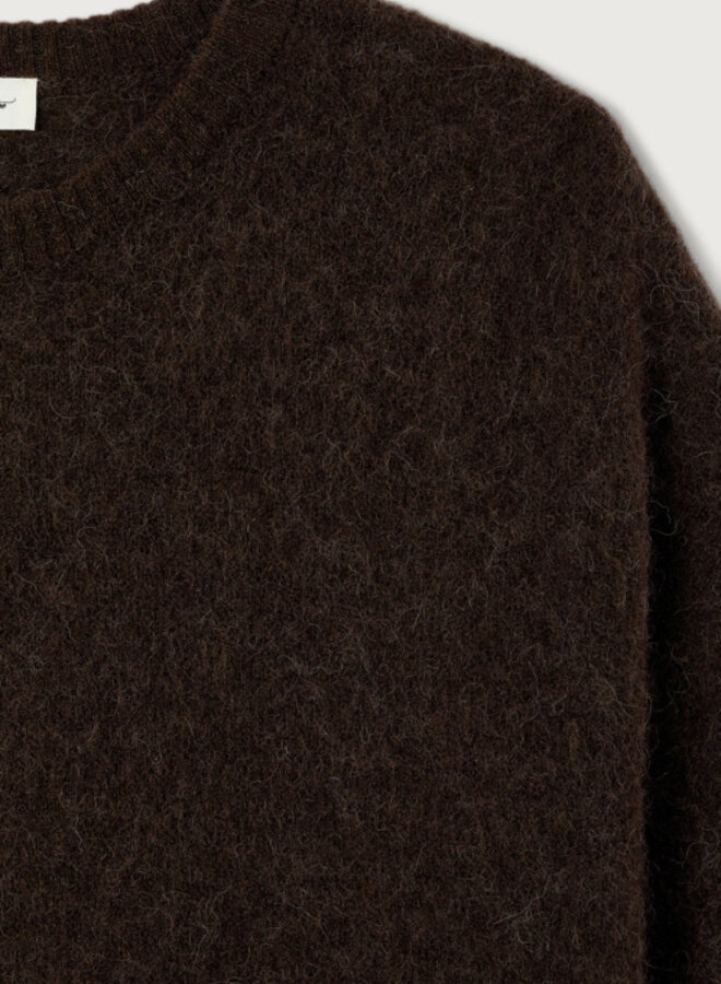 American V. vito18Q pullover cafe chine