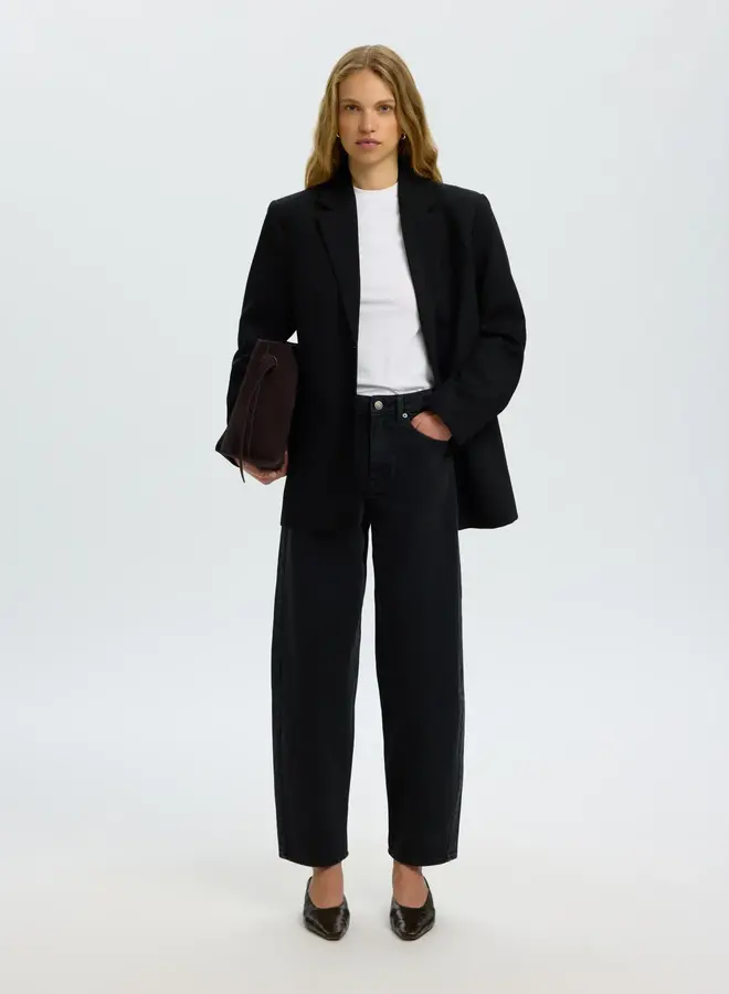 SF barrel bea-kori hw jeans black