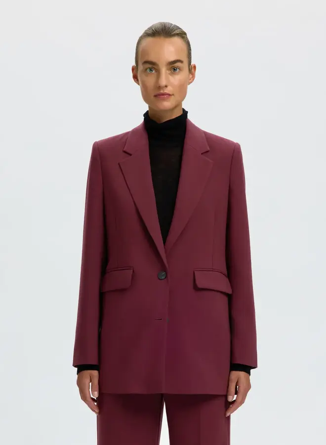 SF rita relaxed blazer port