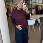 SF lulu sl knit vest tawny port