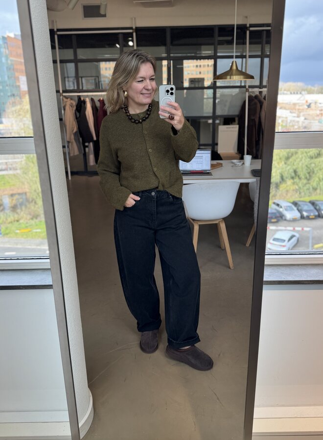 SF barrel bea-kori hw jeans black