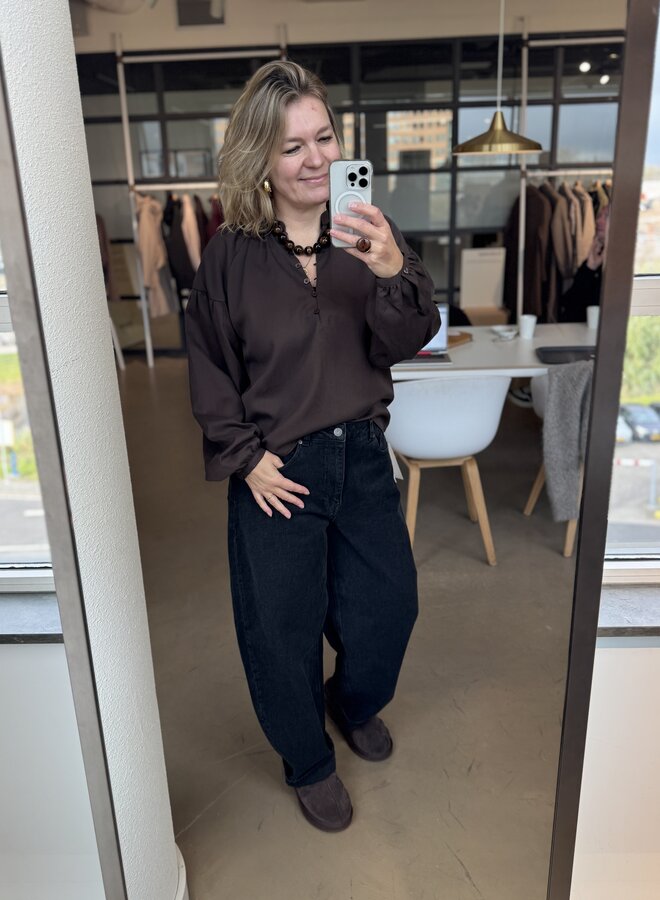 SF barrel bea-kori hw jeans black