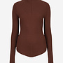 Ibana kinzy lace top chestnut brown