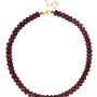 Ellen Beekmans ketting gemstone aubergine