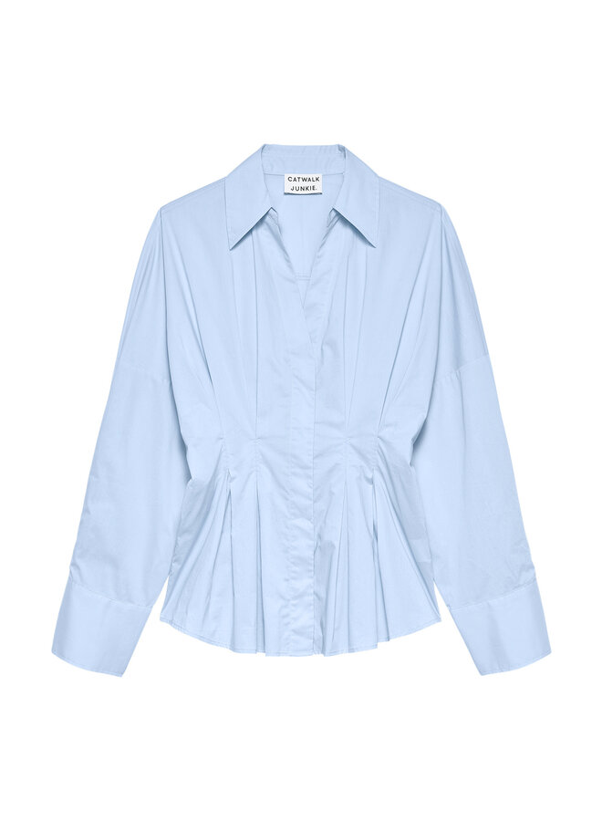 Catwalk Junkie blouse with waist pleats air