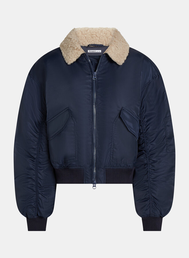Penn&Ink W26C385 coat navy