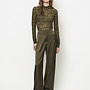 Dante6 jules bold satin smart pants olive