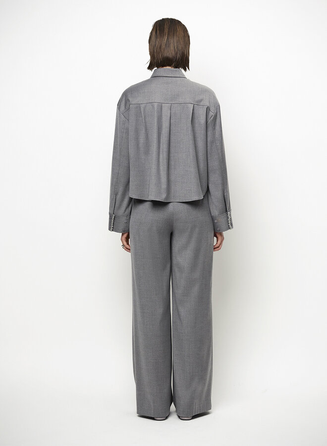 Dante6 biaxa pleated pants grey