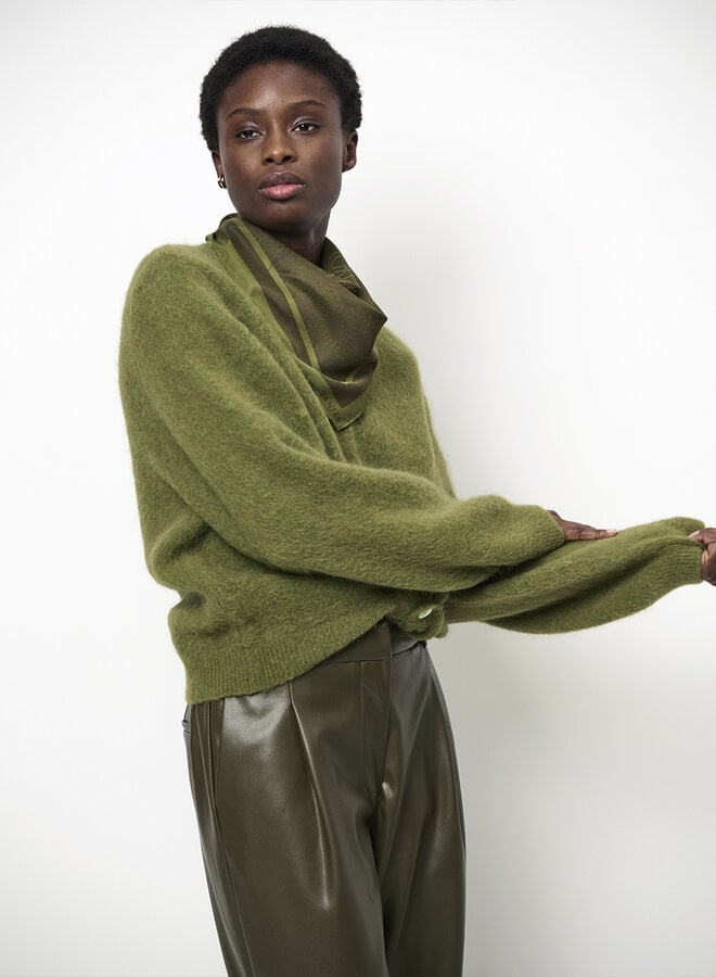 Dante6 toronto short cardigan cedar green