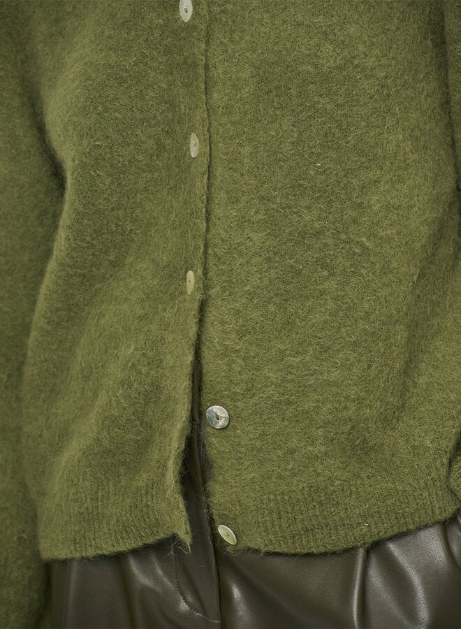 Dante6 toronto short cardigan cedar green