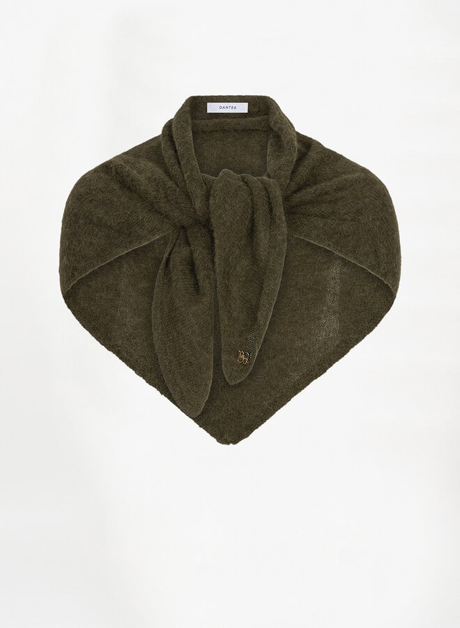 Dante6 skai knitted triangular scarf