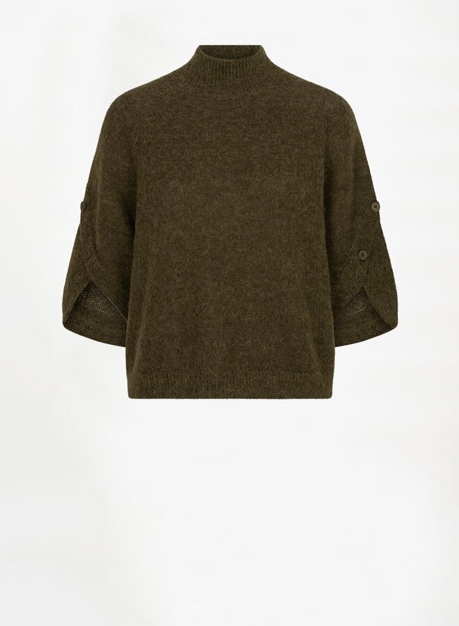 Dante6 mahani cape sweater olive