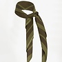 Dante6 monogram printed scarf olive