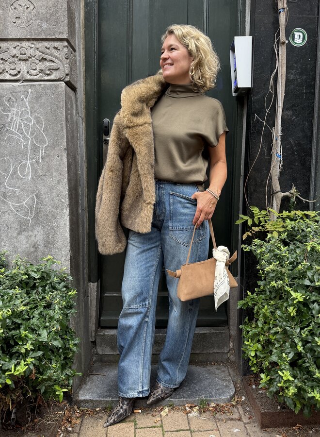 Drykorn alaria blouse green