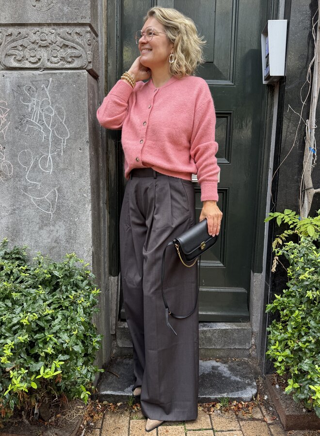 Knit-ted britney cardigan blush