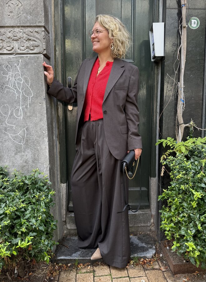 By Bar mikkel blazer dark brown