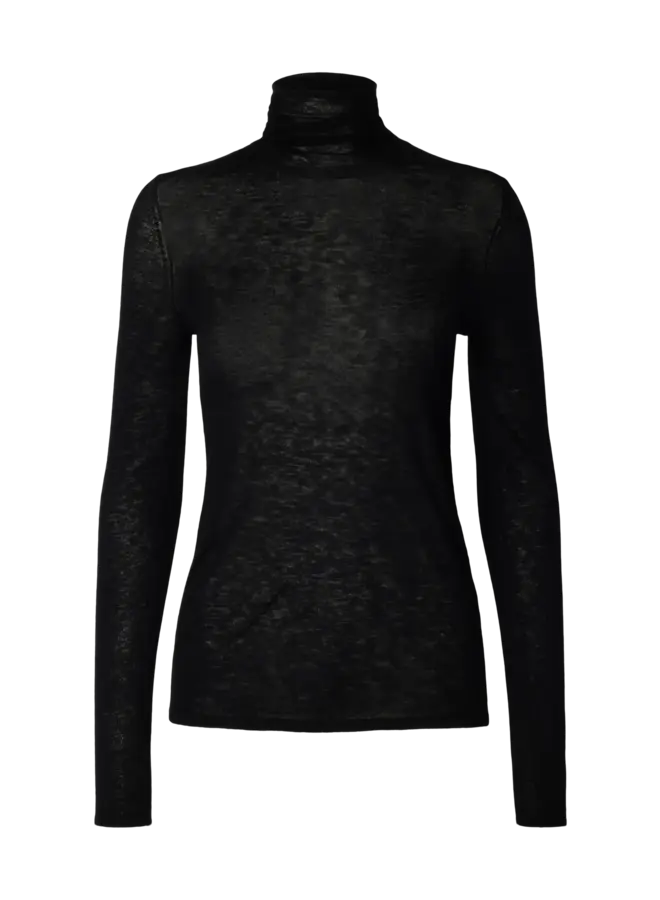 SF wvendy roll neck black