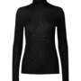 SF wvendy roll neck black