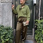 Dante6 toronto short cardigan cedar green