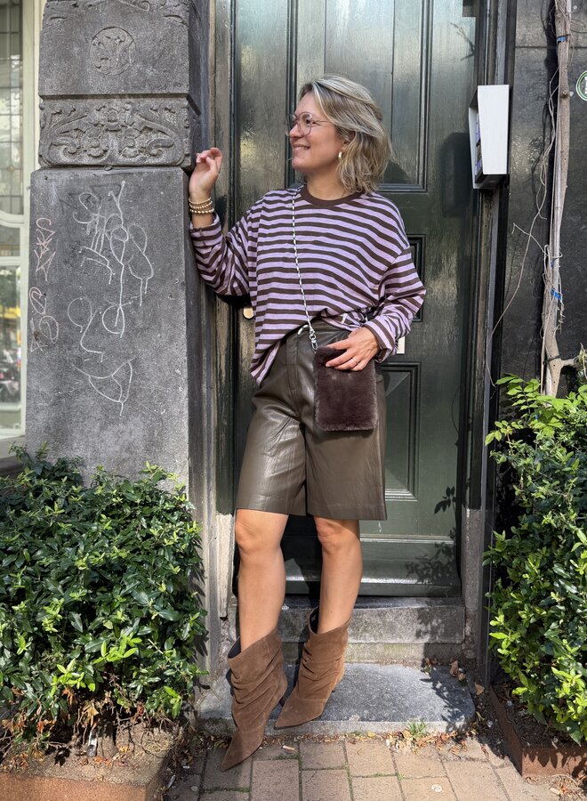Catwalk junkie striped long sleeve rhapsody