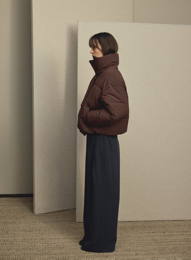 Moss refron jacket hot fudge
