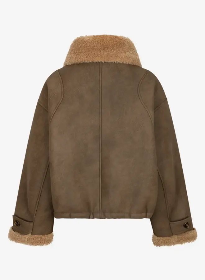 Ibana jesmay jacket brownish green