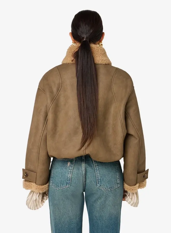 Ibana jesmay jacket brownish green
