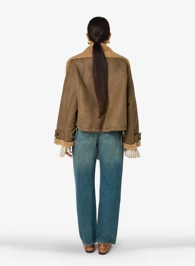 Ibana jesmay jacket brownish green