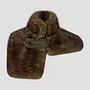 Second Female agola collar scarf black olive