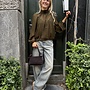 Dante6 sonia boho sleeve detail blouse olive
