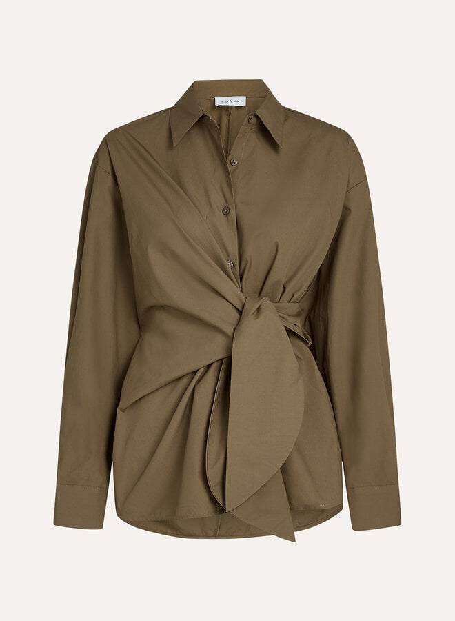 Circle ally blouse teak