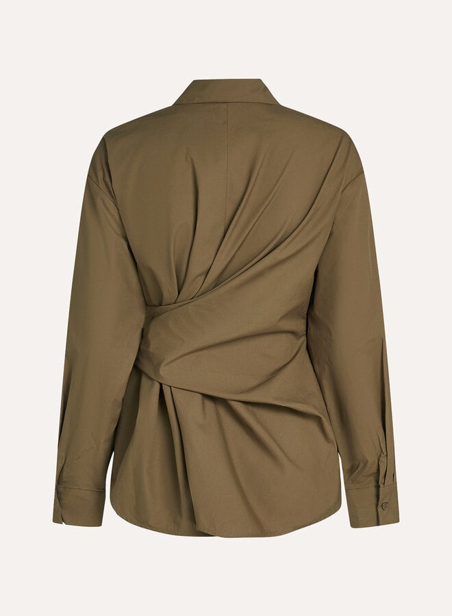 Circle ally blouse teak