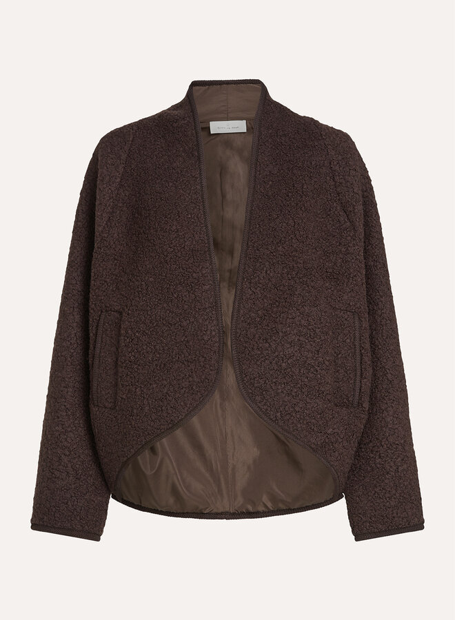 Circle elle jacket baroque red