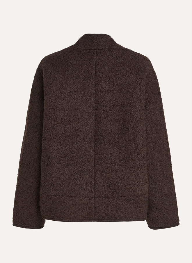 Circle elle jacket baroque red