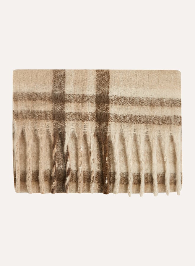 Circle aspen scarf hidden sand