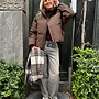 Moss refron jacket hot fudge