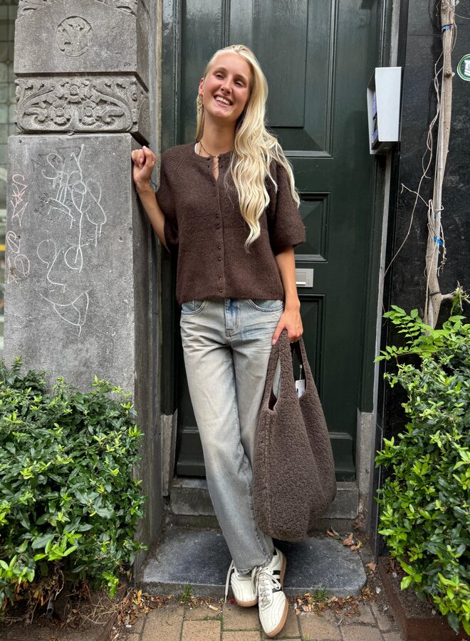 Moss bondie hope cardigan hot fudge
