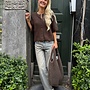 Moss bondie hope cardigan hot fudge
