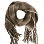 YAYA scarf met ruitpatroon brown