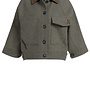 YAYA oversized wolmix jas grey