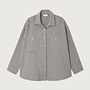 American V. hox06 blouse carreaux brouillard