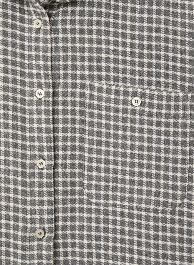 American V. hox06 blouse carreaux brouillard