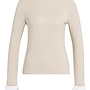 Yaya jersey top met afneembare manchet grey