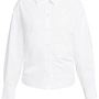 Yaya blouse met tailleaccent en plooien white