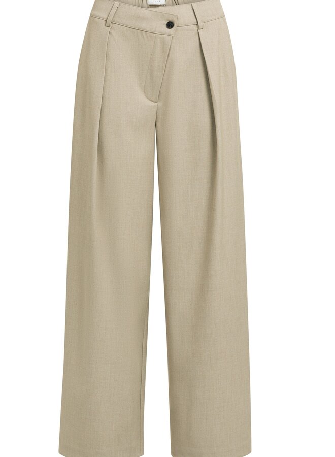 Yaya broek met wijde pijpen grey