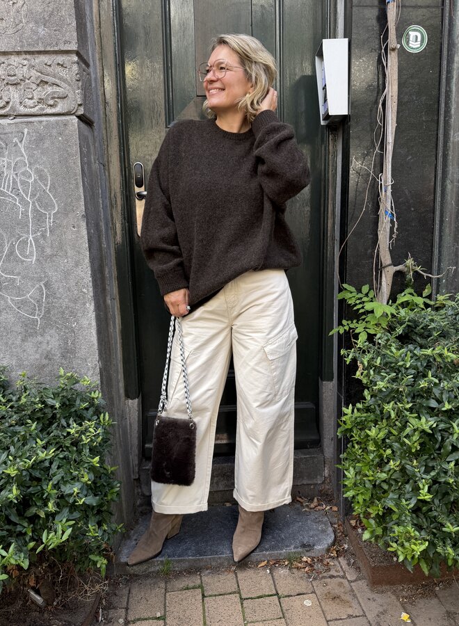 American V. vito18Q pullover cafe chine