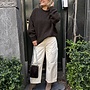 American V. vito18Q pullover cafe chine