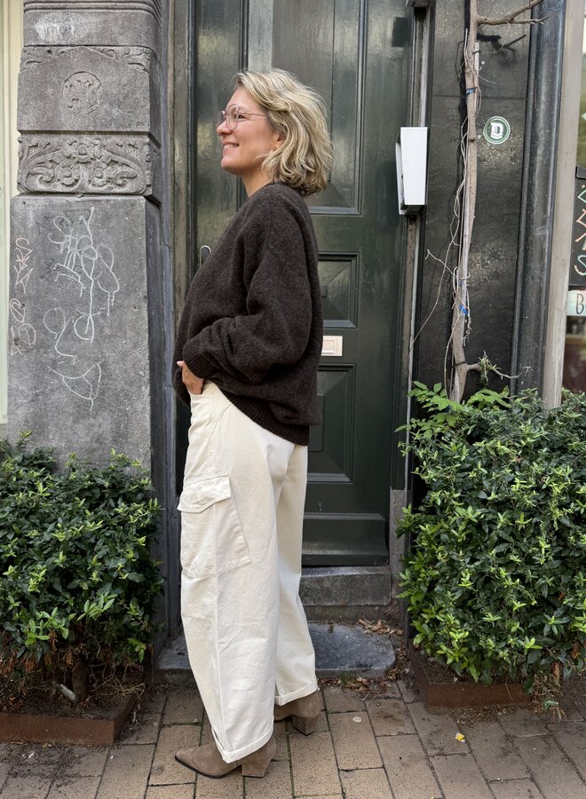 American V. vito18Q pullover cafe chine
