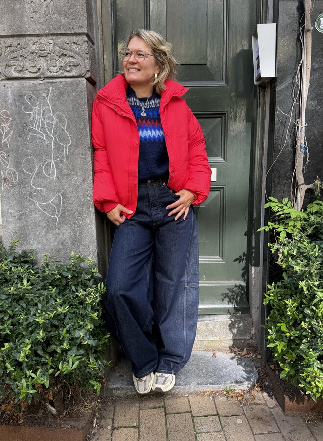 By bar joy jacket poppy red